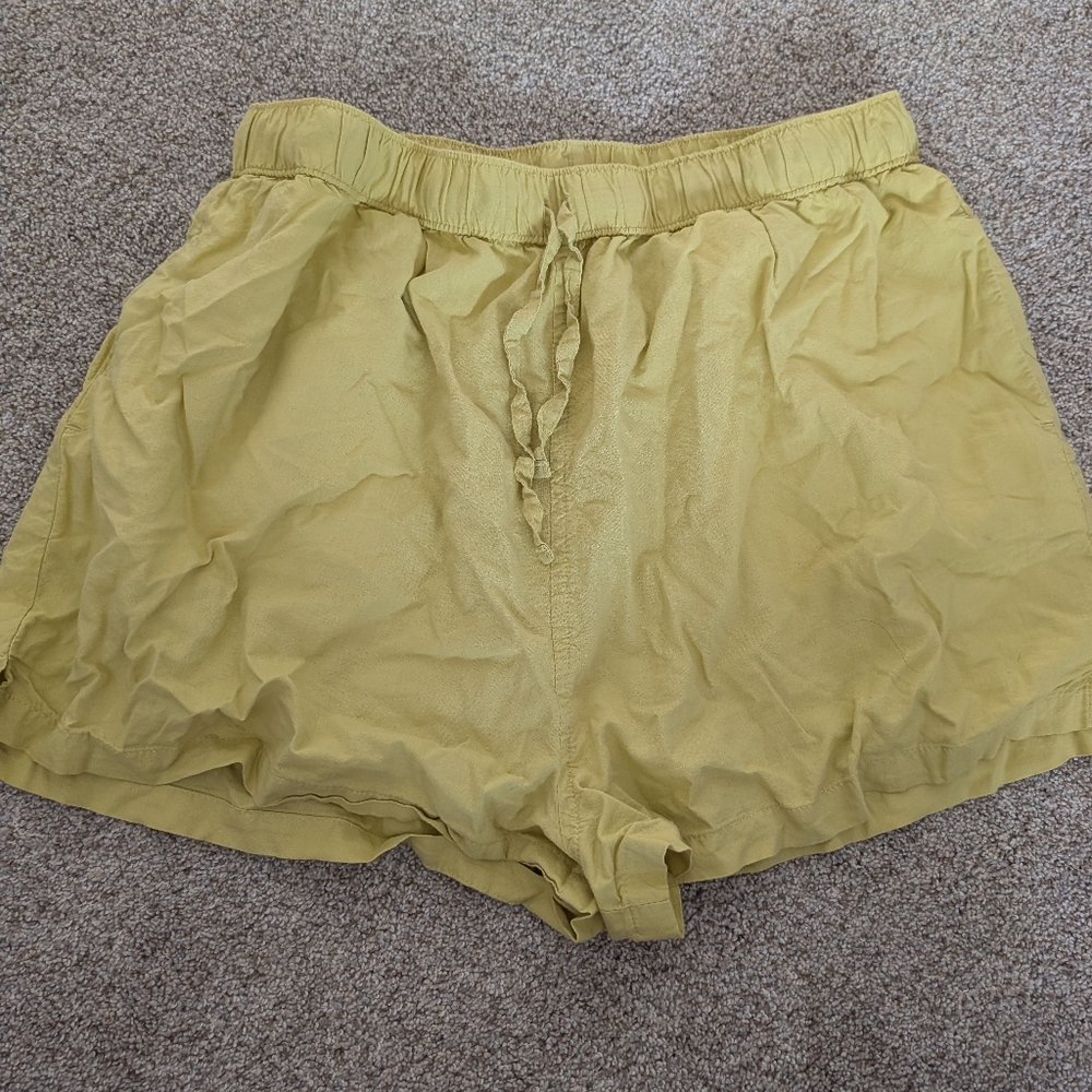Roark Neon Green Elastic Shorts
